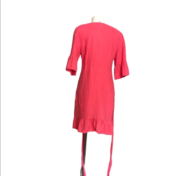 4our Dreamer Dress 100% Linen size XS - Picture 7 of 9